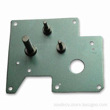 Aluminum Precision Stamping with Anodized Surface Finish, Used in Electronic Product
